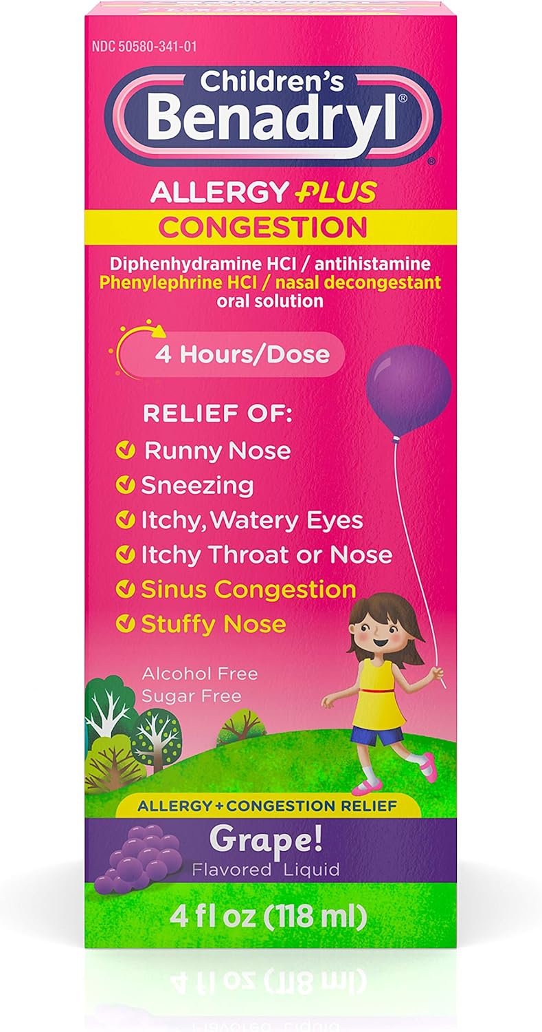 Benadryl allergy plus congestion best sale for dogs