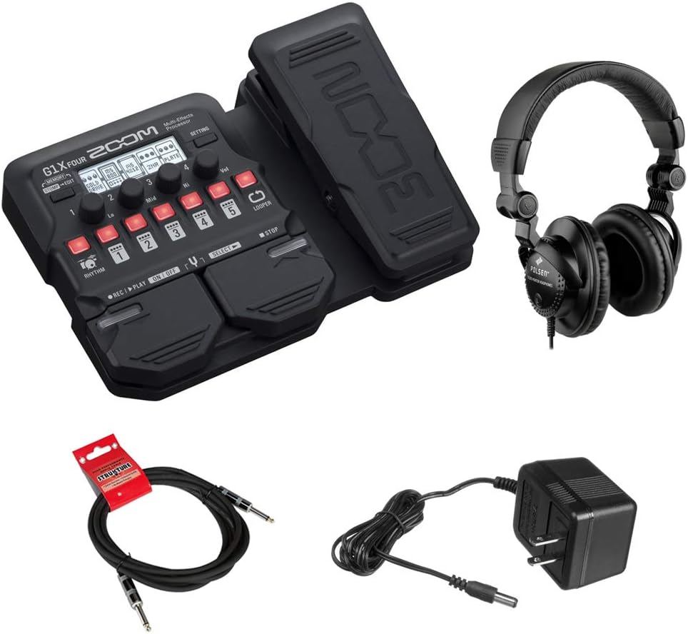 Zoom G1X Four Guitar Effects Processor Bundle with India | Ubuy