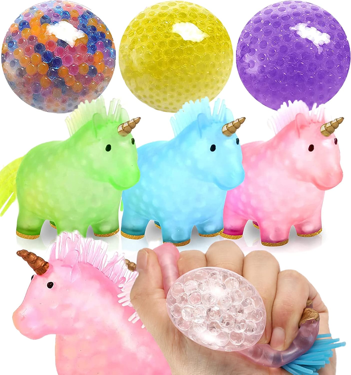 Squishy toys with water hot sale inside