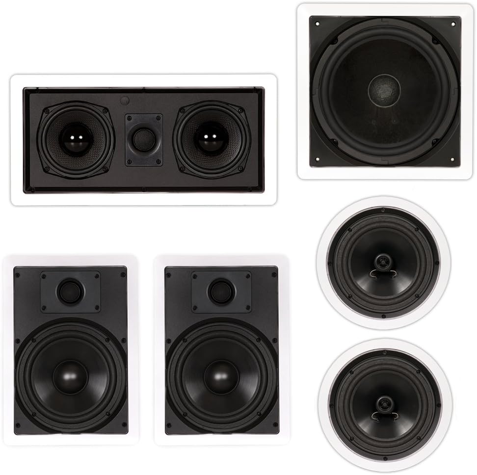 5.1 surround sound ceiling best sale speakers india