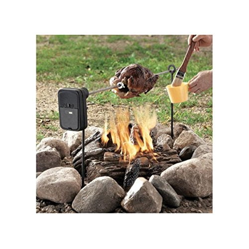 Grizzly Spit Campfire Rotisserie System for Grills and Fire Pits