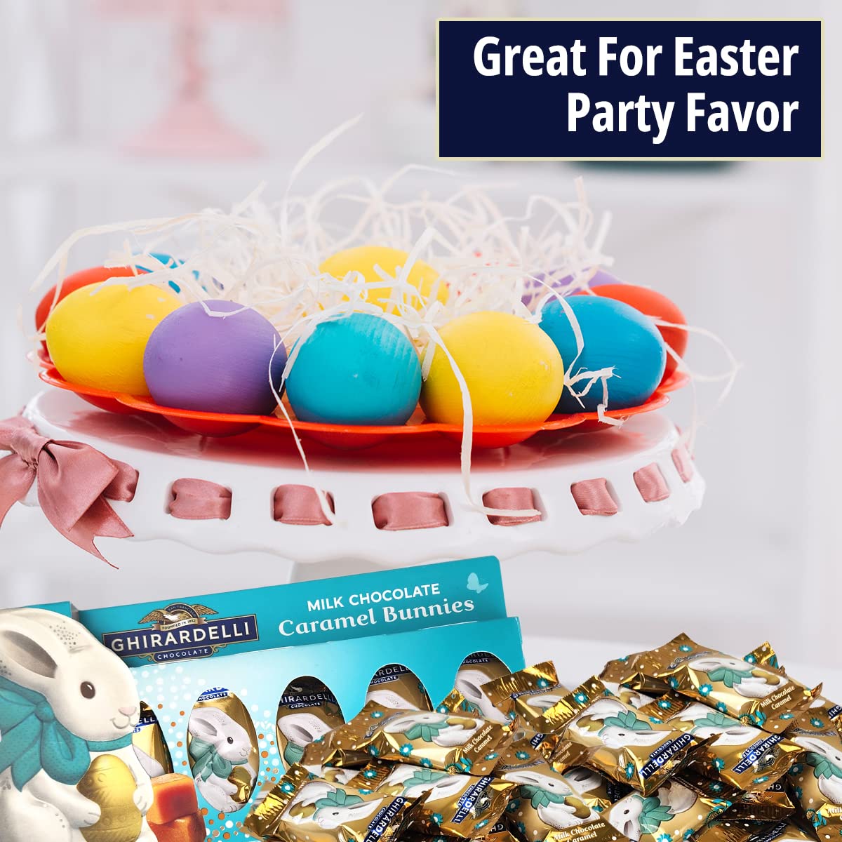 Buy Ghirardelli Easter Bunny Chocolate Candy – Pack of 3 Easter Candy ...