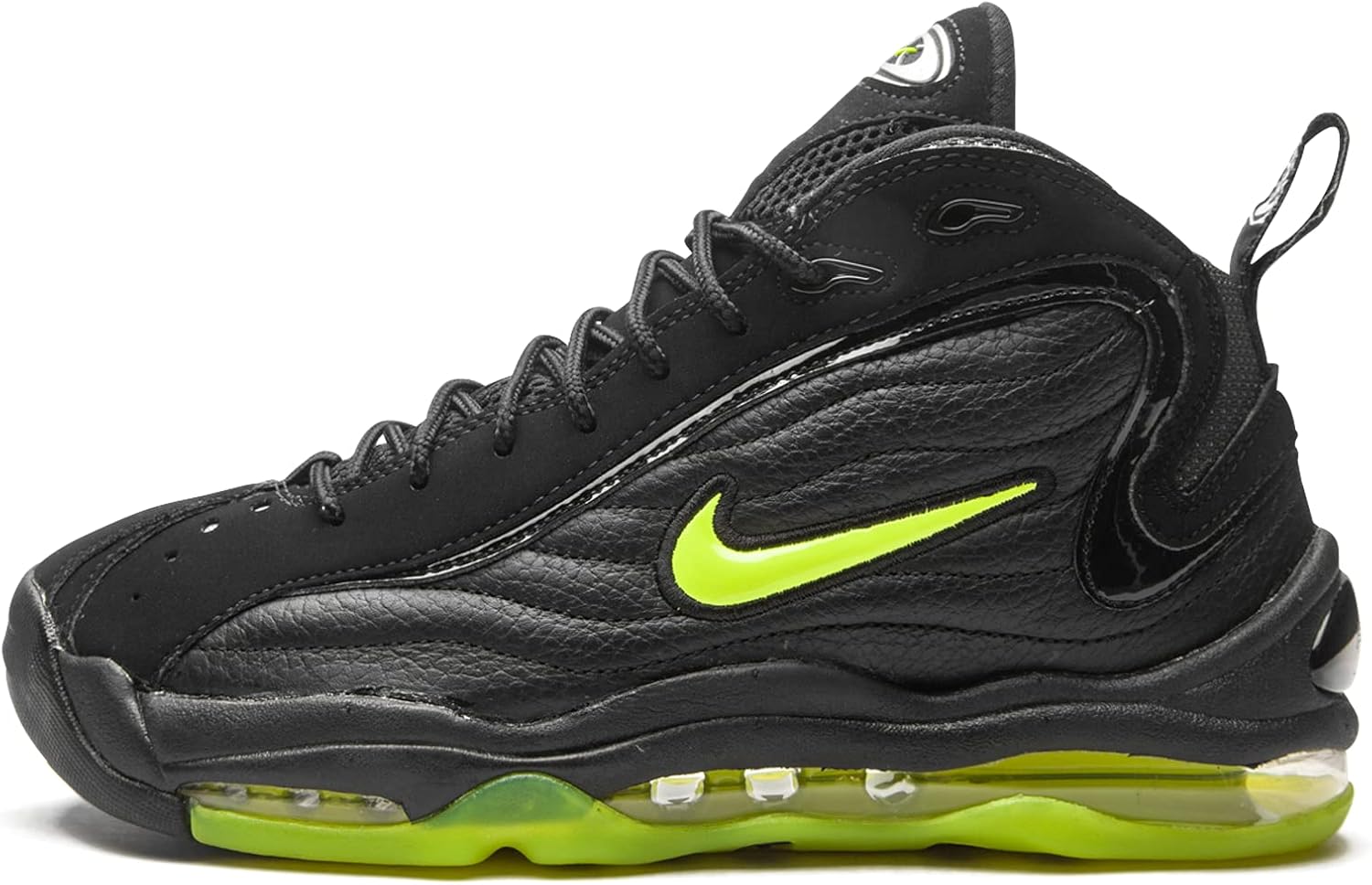 Nike uptempo black volt best sale