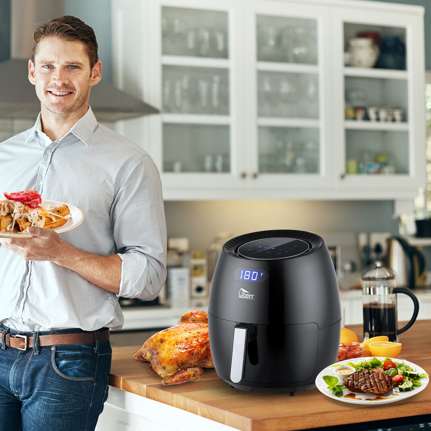 Cooker and best sale air fryer