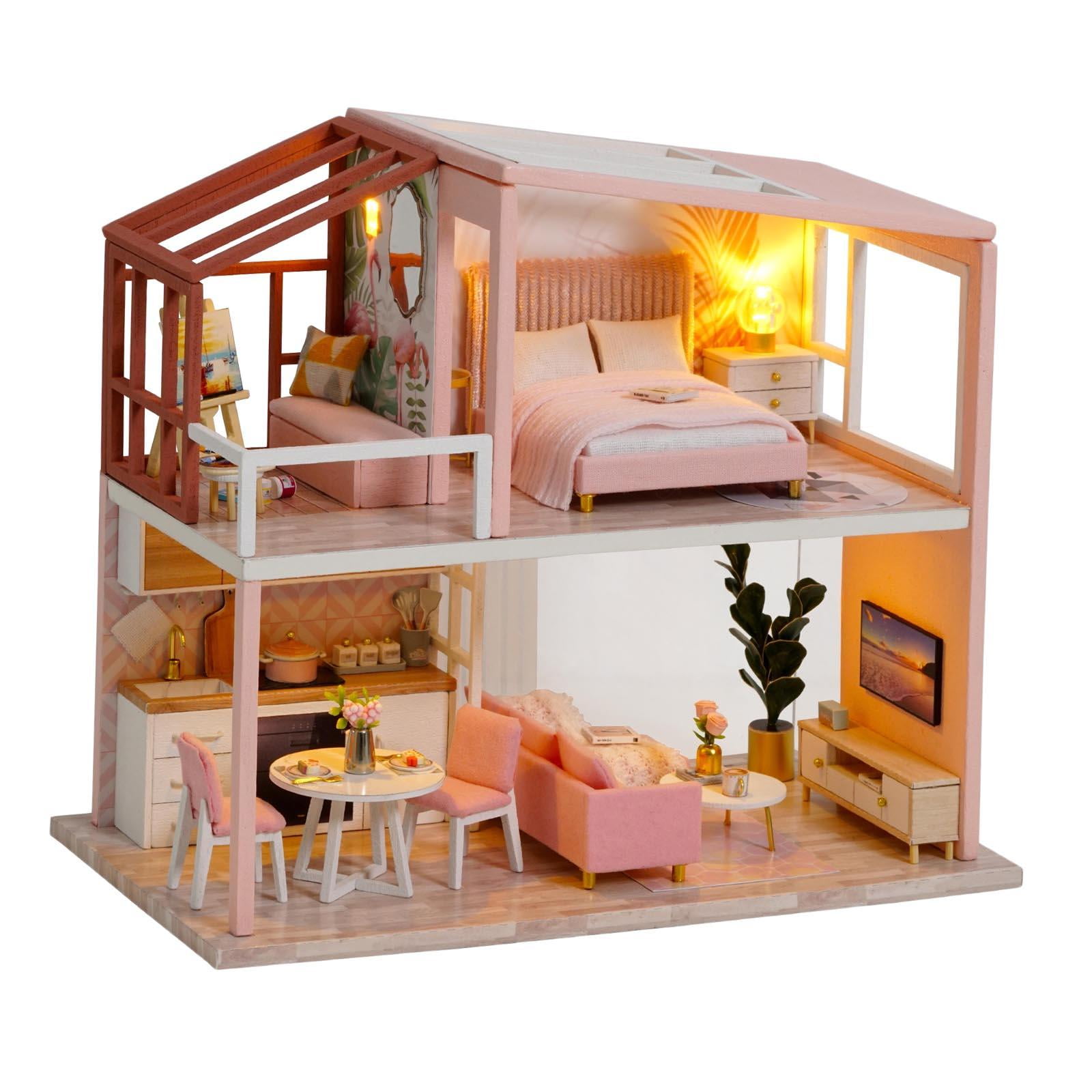 Menolana DIY Wooden Miniature Dollhouse Furniture Kit India Ubuy