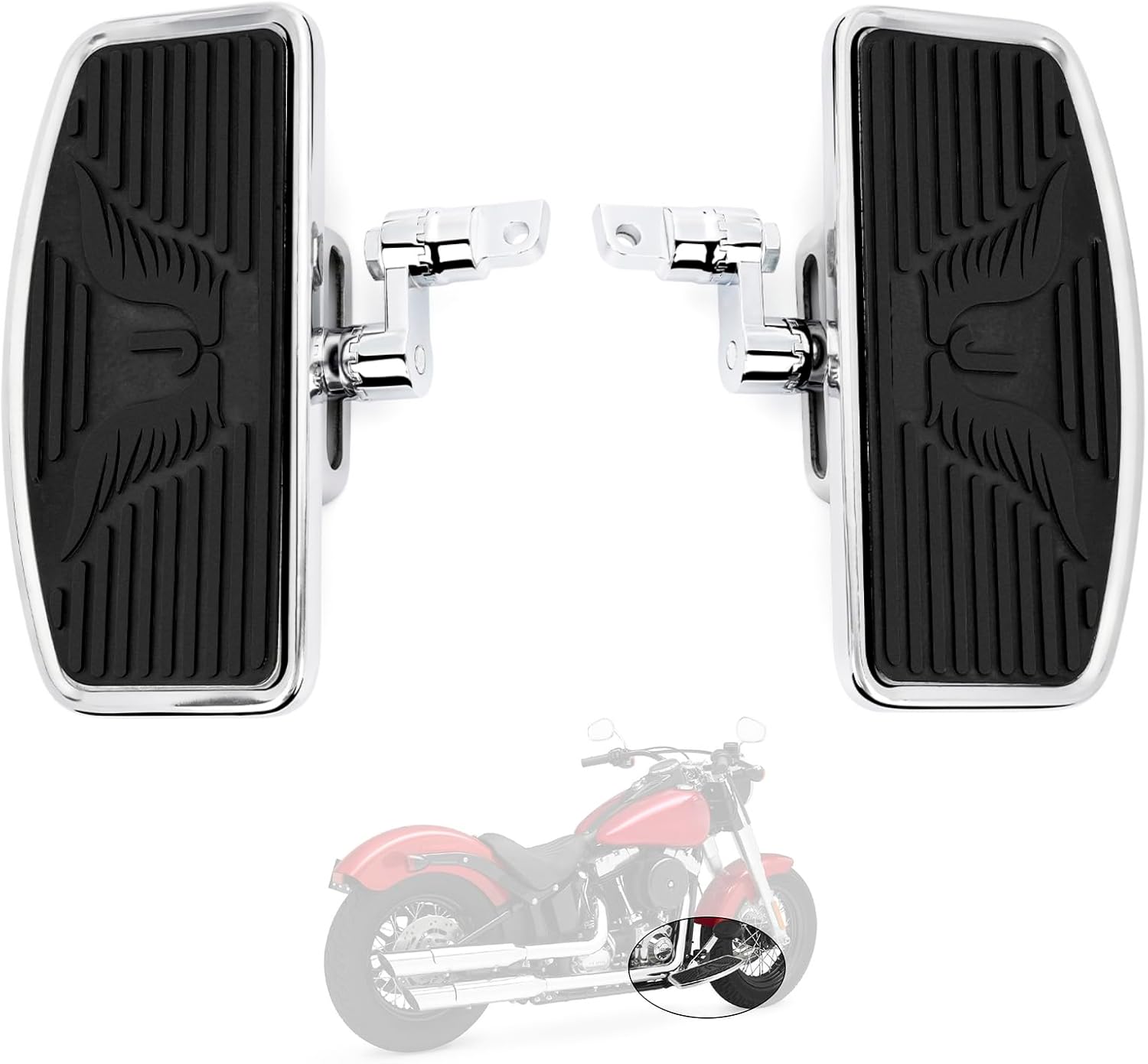 Adjustable Rear Passenger Foot Pegs Compatible with Barbados Ubuy