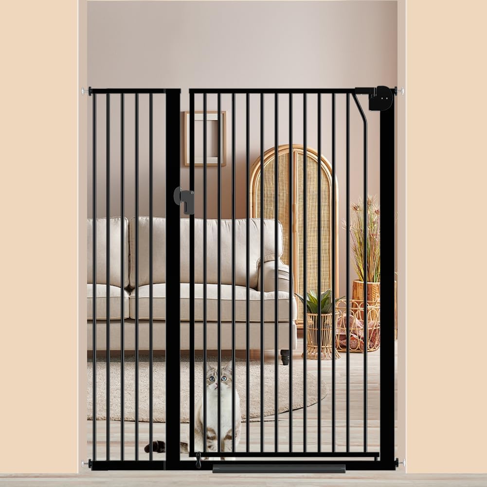 59 Extra Tall Cat Gate for Doorway 37 39.7 Wide Liberia Ubuy